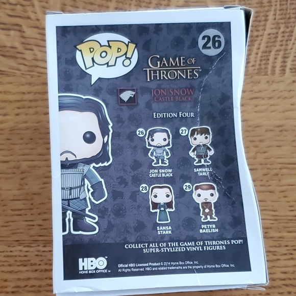 Funko Pop! Jon Snow Game of Thrones #26 figure - Picture 6 of 7
